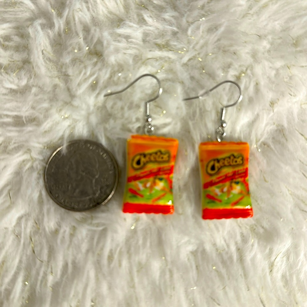Flaming Hot Cheetos Earrings
